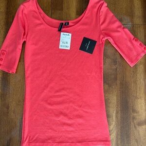 Women’s Watermelon Pink 3/4 Sleeve Top